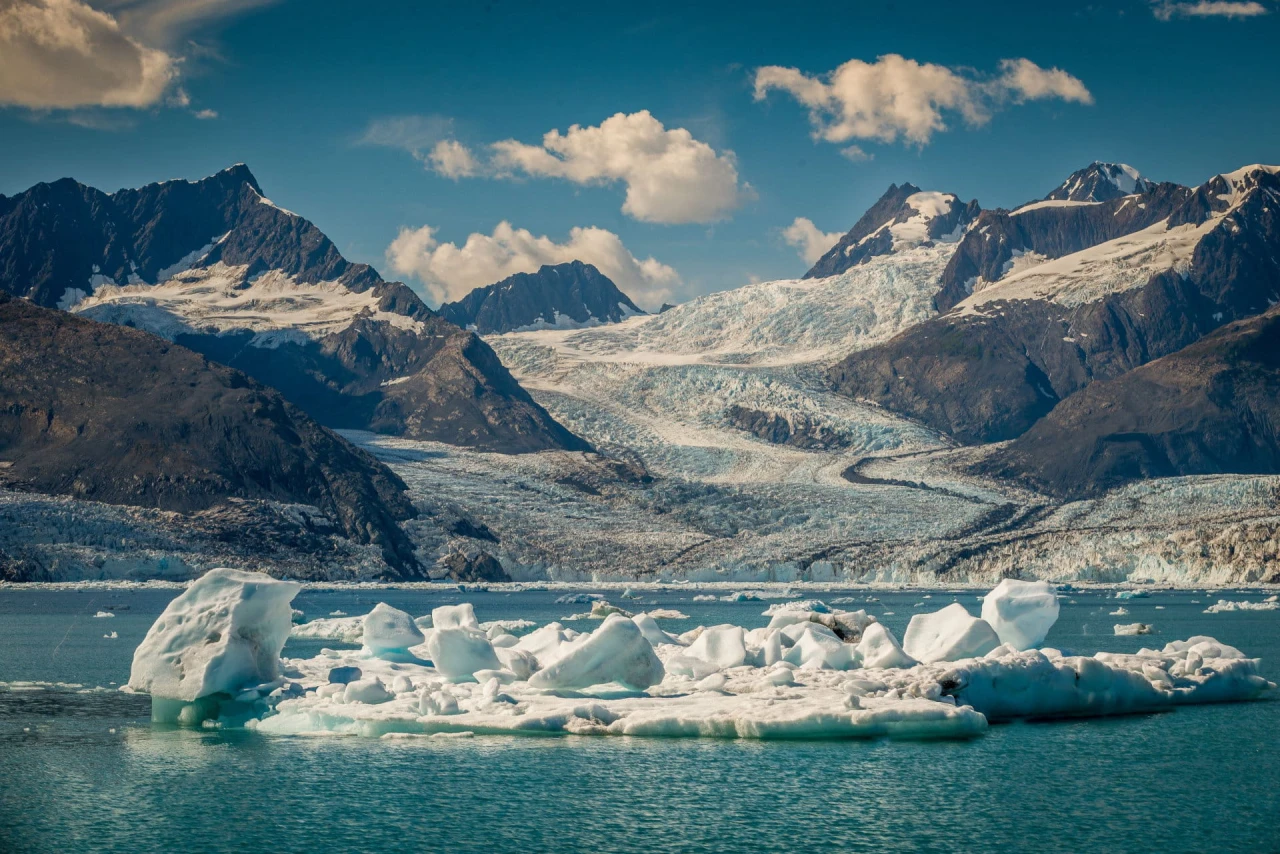 Glacier in Alaska, far from the nearest hospital
