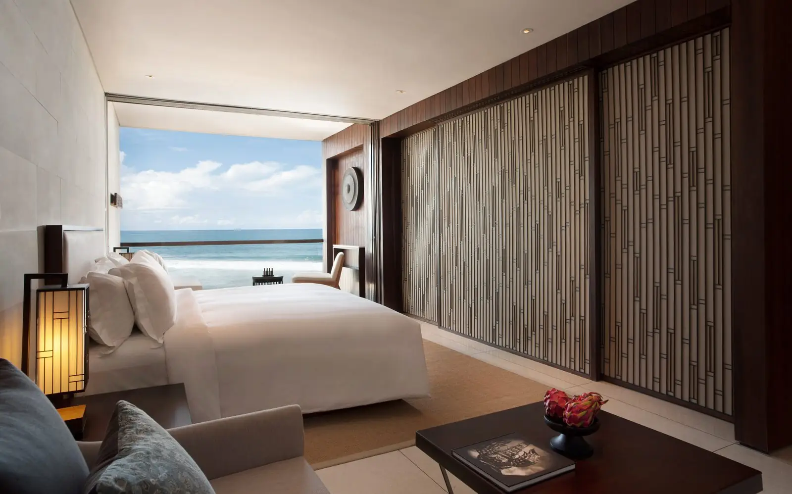 A well-kept stateroom, ready for the voyage